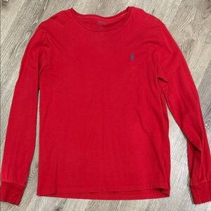 Polo Ralph Lauren Red Long Sleeve Tee